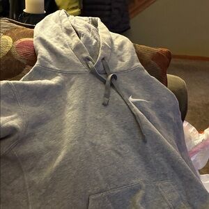 Nike Men's Gray Pullover Hoodie